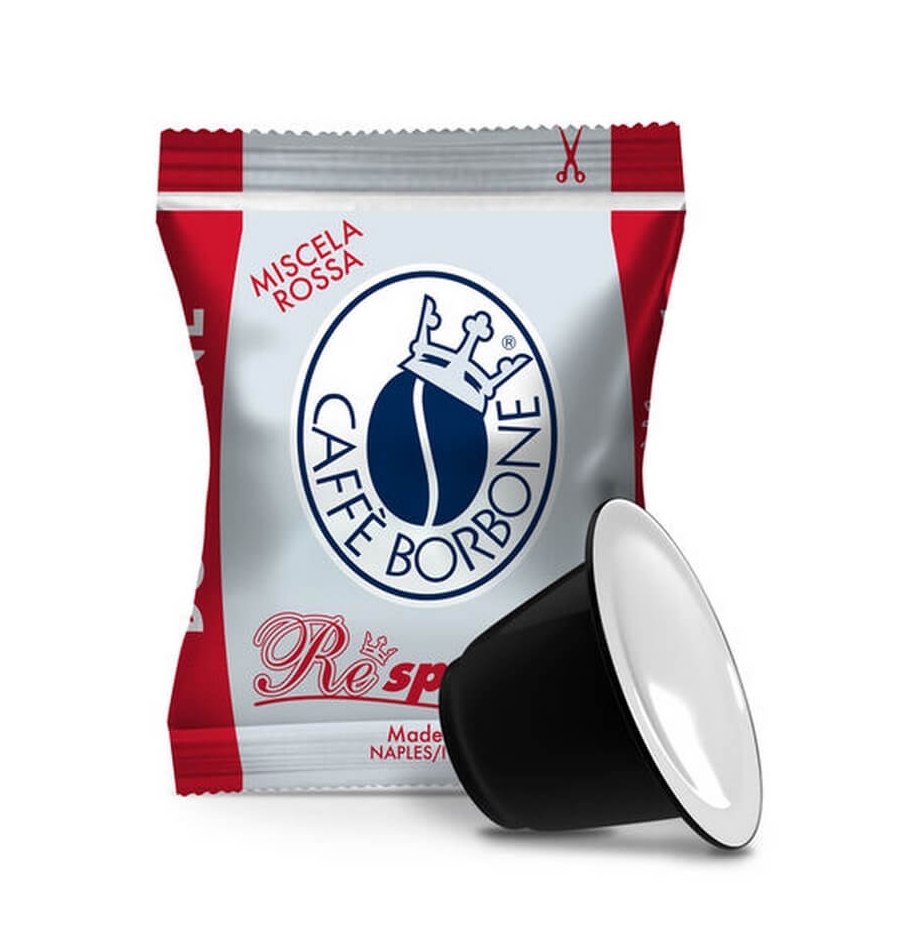 Borbone Rossa nespresso kapsle větší